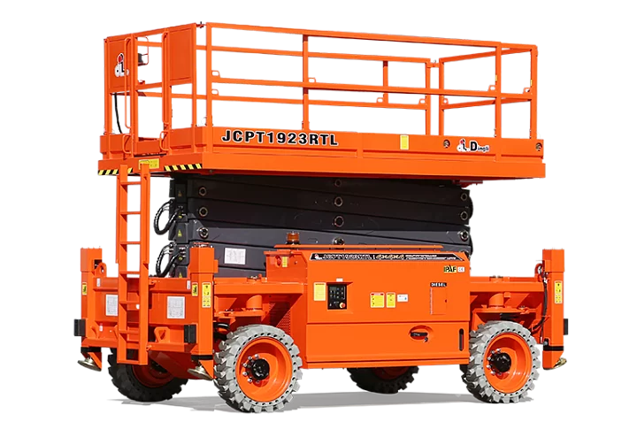 Ножничный подъемник Внедорожный дизельный 4WD и 4WS Dingli JCPT1923RTB